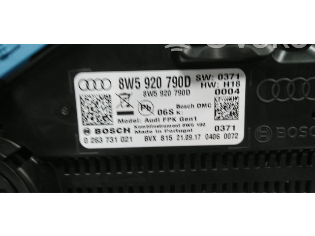 Панель приборов 8W5920790D, 8W5920790DX Audi Q5 SQ5