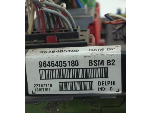 Pojistková skříňka 9646405180, 22787110 Peugeot 307 2004