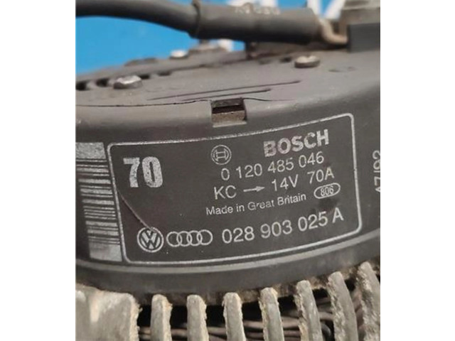 Генератор 028903025A, 0120485046   Audi 80 90 S2 B4      