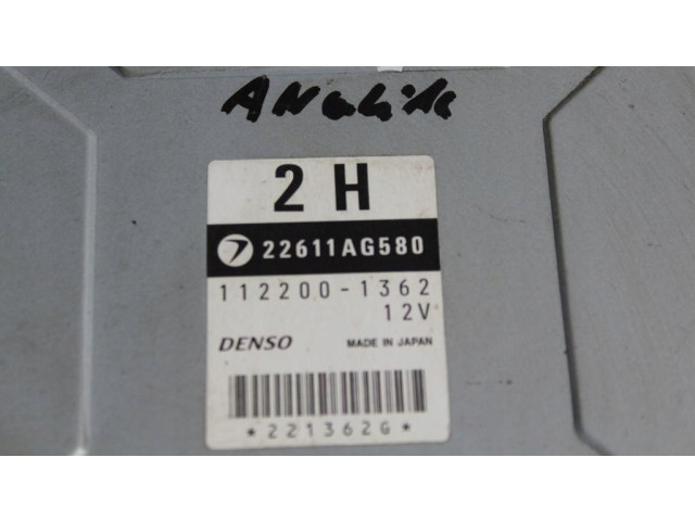 Блок управления двигателя 22611AG580, 22611AG580 Subaru Forester SG