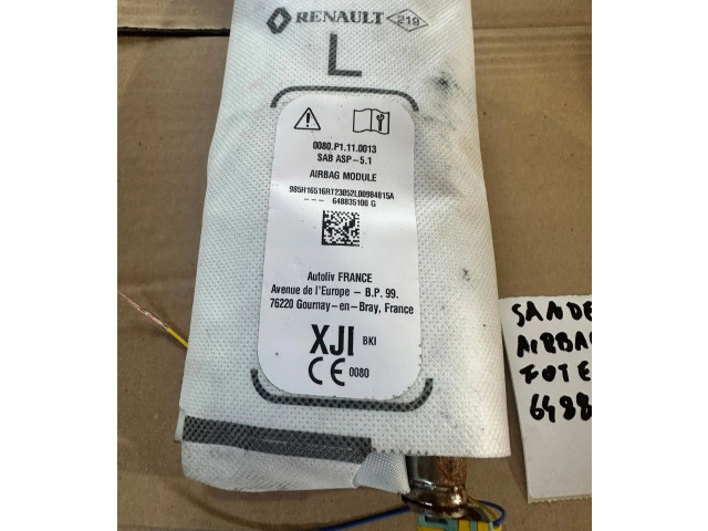 Подушка безопасности в сиденье    Dacia Sandero III