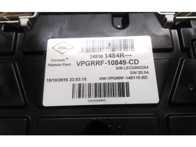 Спидометр (приборный щиток) 248101484R, 248101484R   Renault Clio II   