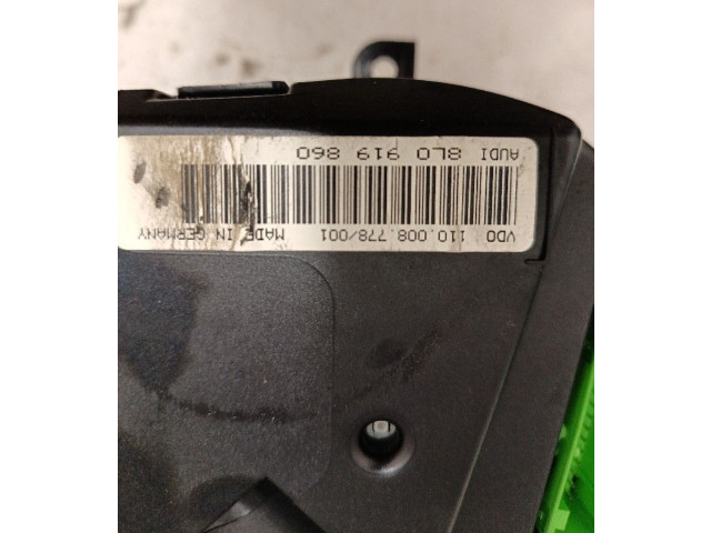 Панель приборов 8L0919860, 349007KILOMETROS Audi A3 S3 8L