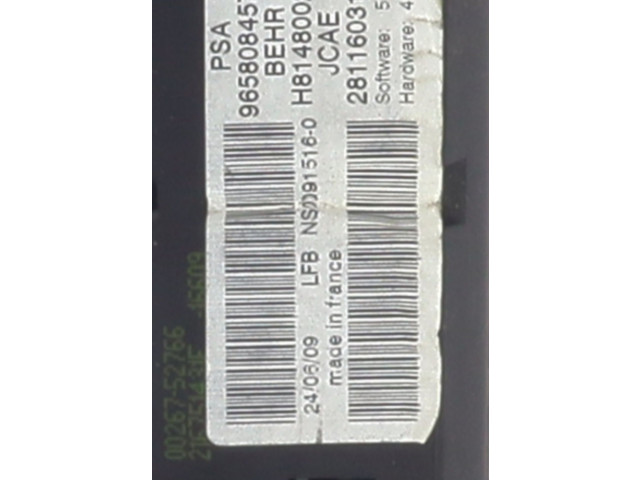 Блок управления климат-контролем 9658084577 Citroen C4 I