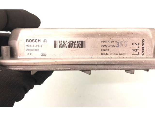 Блок управления двигателя 0281010319, 0000107391   Volvo V70