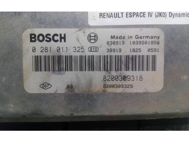Řídící jednotka 0281011325 Renault Espace IV 2002