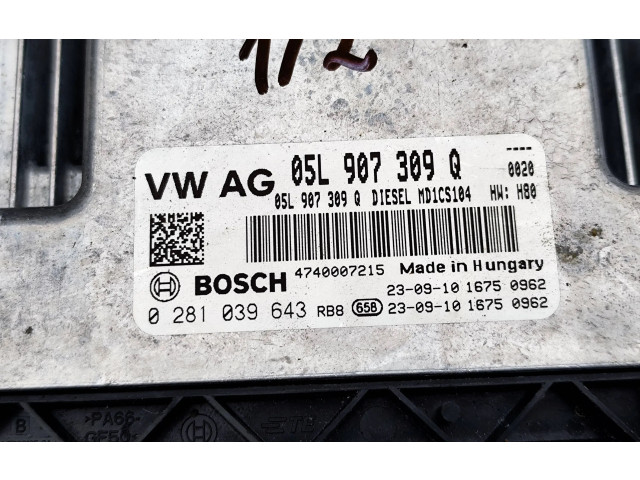 Řídící jednotka 05L907309Q, 0281039643 Volkswagen Tiguan 2024