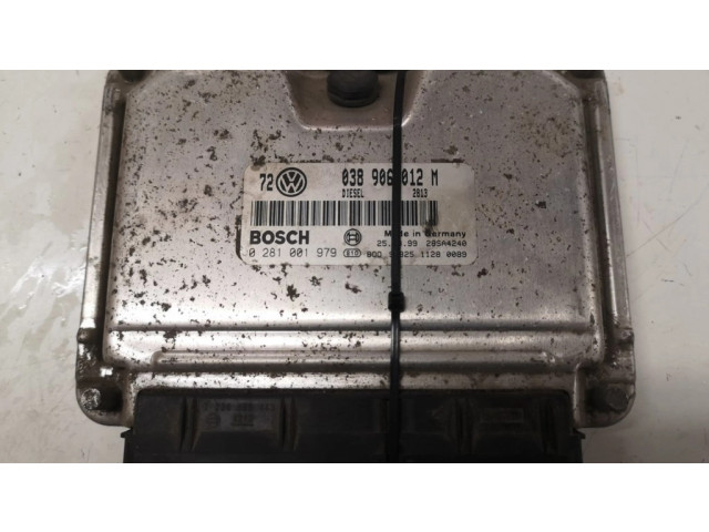 Блок управления двигателя 038906012M, 0281001979 Volkswagen Polo