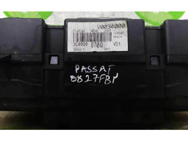 Přístrojová deska Volkswagen Passat Alltrack 2006 3C0920870Q, 0090059