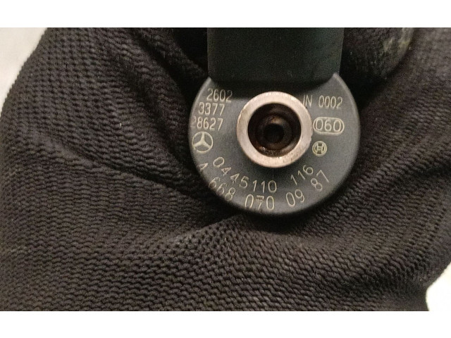 Форсунка A6680700987, 0445110116BOSCH Mercedes-Benz A W168 668942