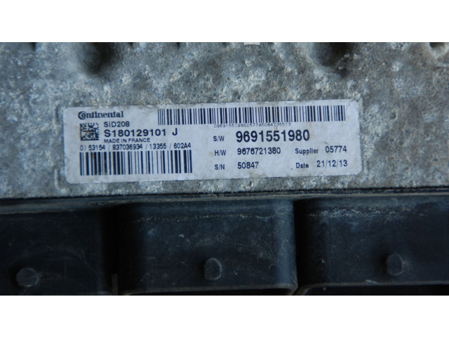 Блок управления двигателя 9691551980, 130KM Citroen Jumper