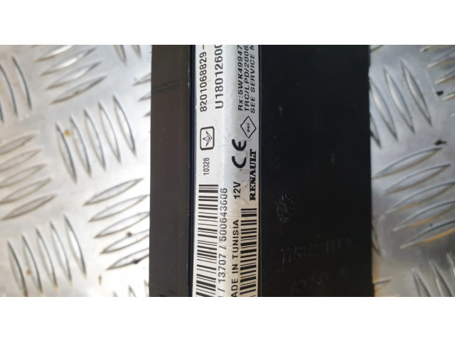 Pojistková skříňka Řídící jednotka BSM 8201068829, U180126007C Dacia Duster 2011