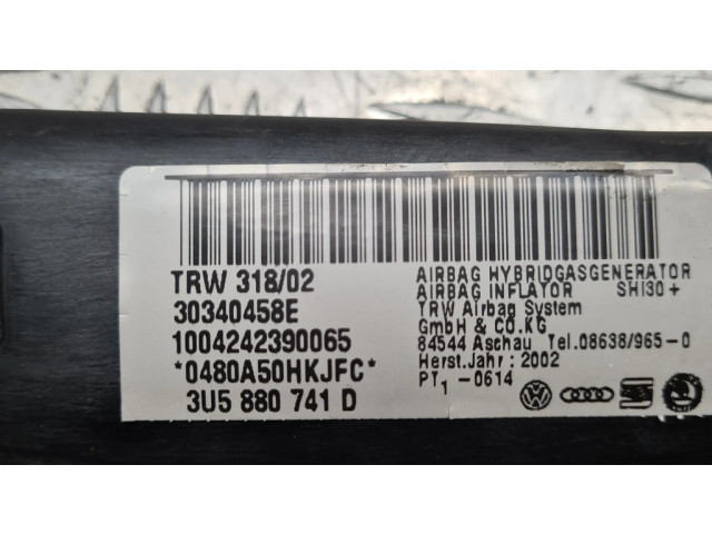Боковая подушка безопасности 3U5880741D, 30340458E Skoda Superb B5 (3U)