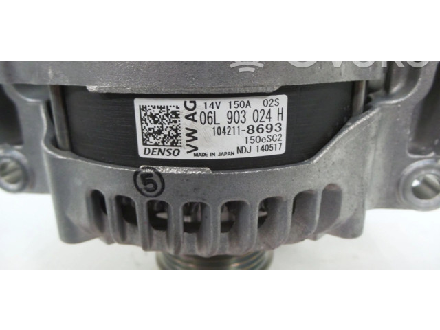 Генератор 06L903024H, 06L903024C Audi A5