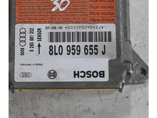 Блок подушек безопасности 8L0959655LJ, 0285001352   Audi A3 S3 8L