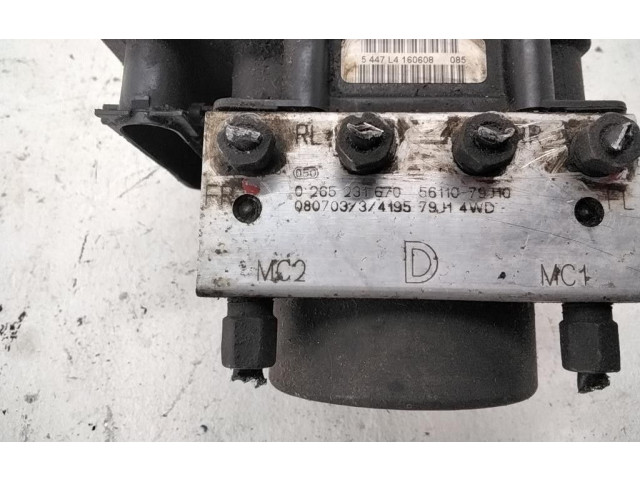 Jednotka ABS 71747079, 0265231670 Fiat Sedici 2008