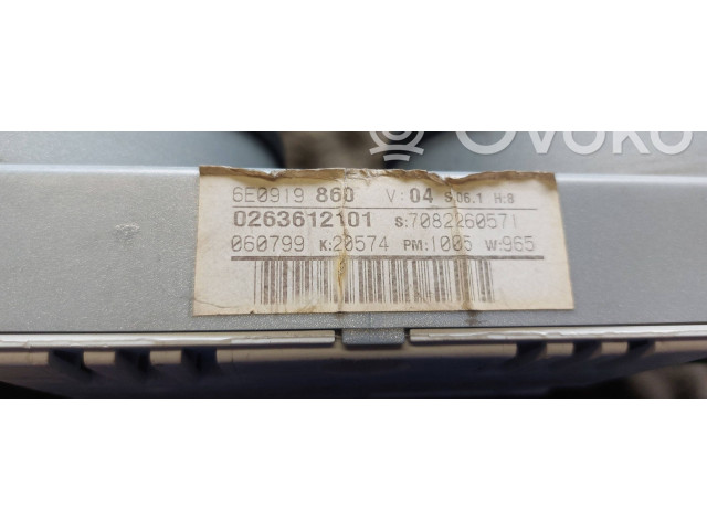 Панель приборов 6E0919860, 0263612101   Volkswagen Lupo       