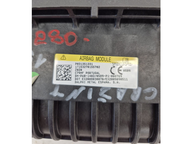 Поршень Надувная подушка для пассажира 31351331, 031351331 Volvo XC90