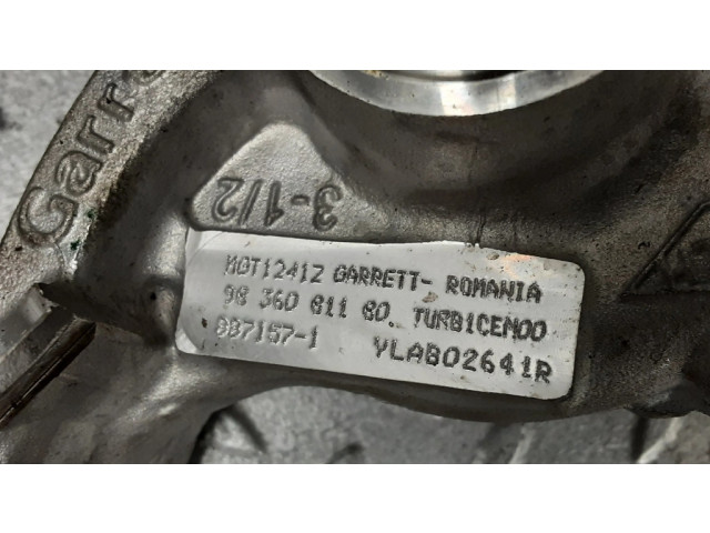 Turbodmychadlo Турбина 9836081180, MGT1241Z   Citroen C3 1.2  
