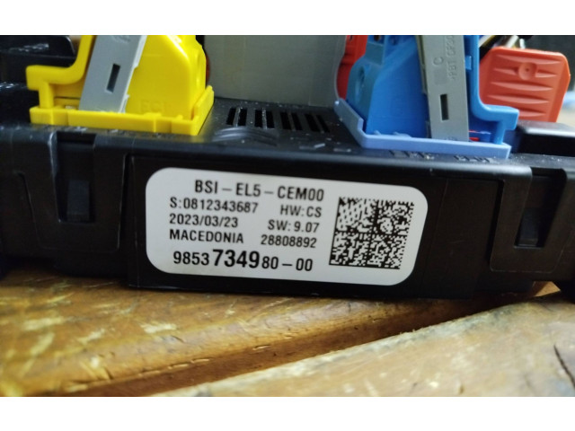   Pojistková skříňka 9853734980   Citroen Berlingo 2021