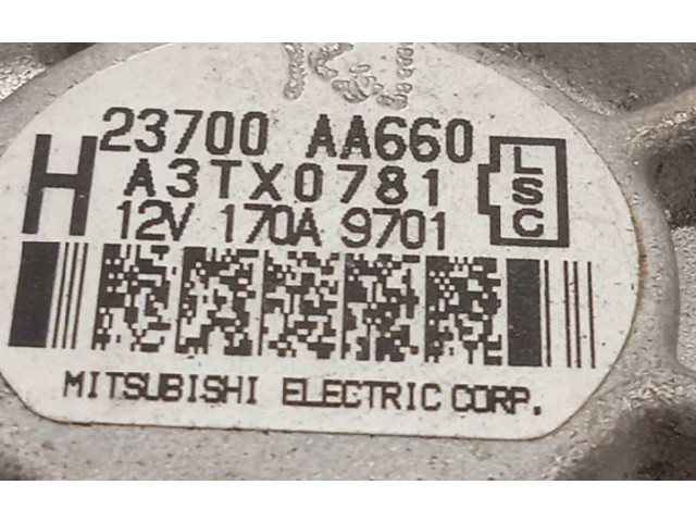 Генератор 23700AA660, A3TX0781 Subaru Legacy