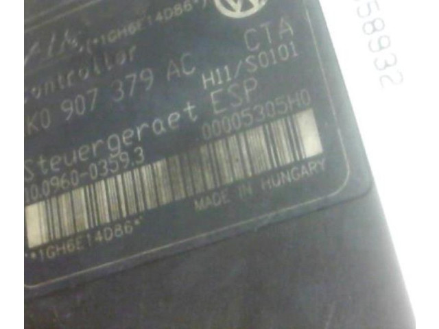 Блок АБС Audi A3 S3 A3 Sportback 8P 2005 - 2013 года