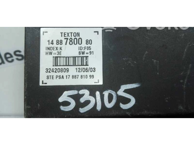 Блок управления 1488780080, 53105 Citroen C8