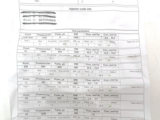 Форсунка 0445110299 Alfa Romeo Giulietta для дизельного двигателя 940b5000 2