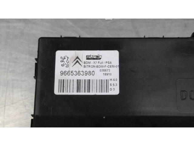 Блок управления 9665363980 Citroen C5