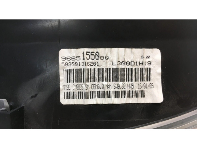 Přístrojová deska Citroen Berlingo 2009 9665155080