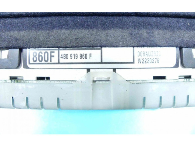 Панель приборов 4B0919860F, IMPRK1315047 Audi A6 S6 C5 4B