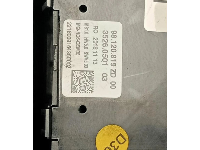 Дисплей    98120819ZD, 98120819ZD   Peugeot Expert