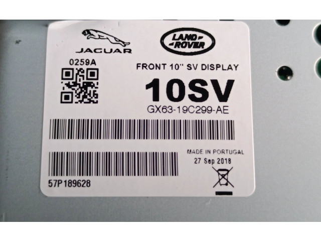 Дисплей GX6319C299AE, 57P189628 Jaguar F-Pace