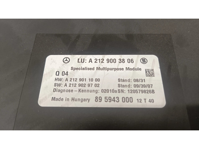 Блок комфорта A2129003806   Mercedes-Benz E W212   