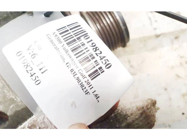 Генератор 03L903023F, 03L903023F   Volkswagen Golf VI      