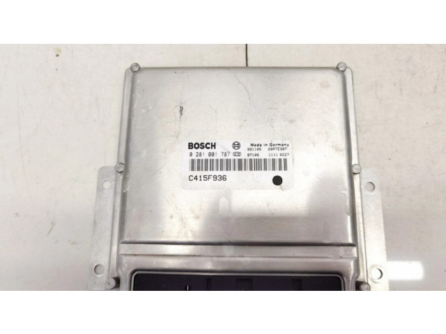Блок управления двигателя 0281001787, c415f936 Alfa Romeo 166