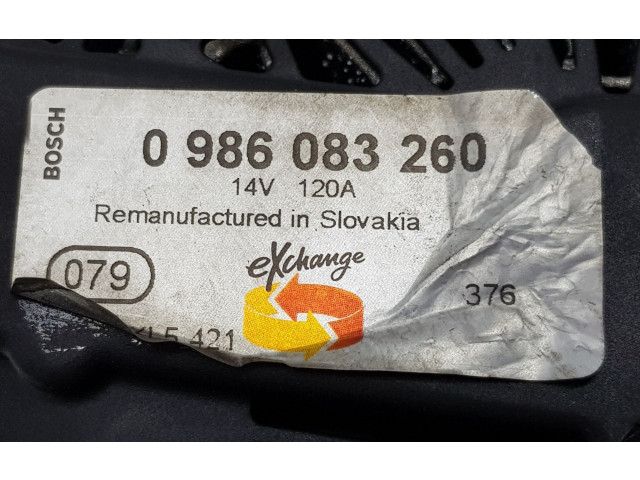 Генератор 0986083260, 2251619   Ford Transit -  Tourneo Connect      
