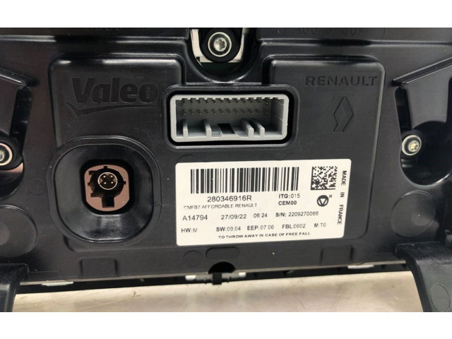 Дисплей 280346916R, 280346916R Renault Clio V