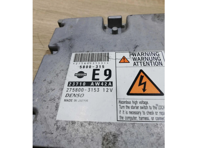 Řídící jednotka 23710aw42a, 5800315e9 Nissan X-Trail T30 2001