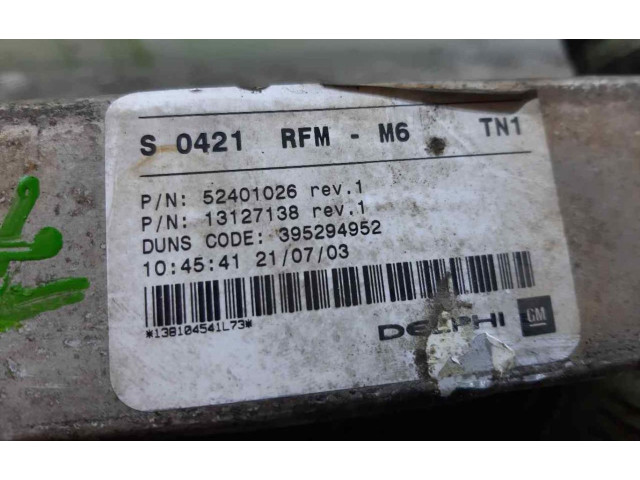 Интеркулер  52401026   Opel Meriva A 