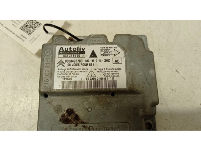 Блок подушек безопасности 9653493780   Citroen C4 I