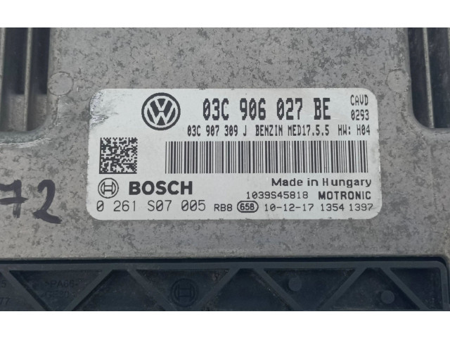 Řídící jednotka 03C907309J, 03C906027BE   Volkswagen Tiguan 2012