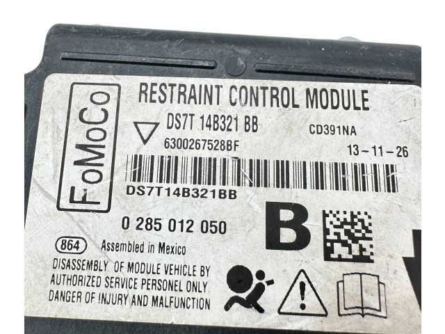 Блок подушек безопасности DS7T14B321BB, 0285012050   Ford Fusion II