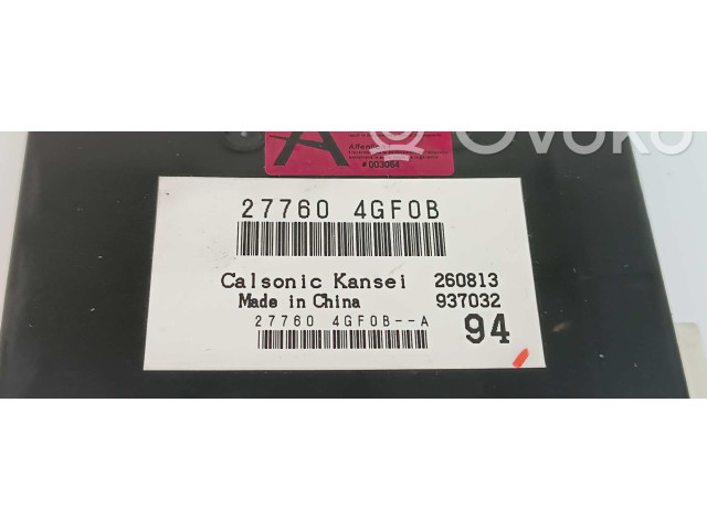 Другие блоки управления / модули 277604GF0B, 277604GF0C   Infiniti Q50   