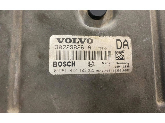 Блок управления двигателя 30729826A, 1039S10667   Volvo XC90