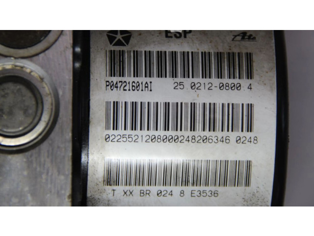 Jednotka ABS P04721601AI, P04721601AI Chrysler Grand Voyager V 2008