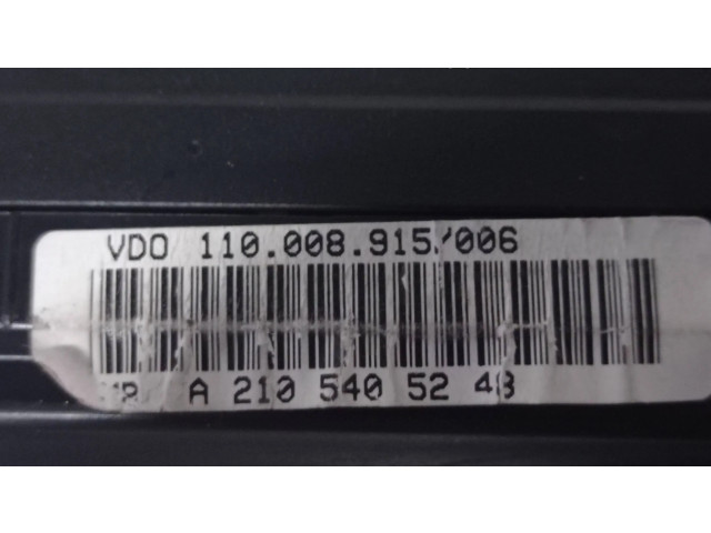 Панель приборов A2105405243, 110008915006   Mercedes-Benz E W210       