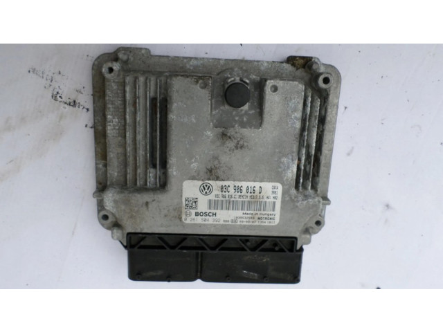 Блок управления двигателя 03C906016D Skoda Octavia Mk2 (1Z)