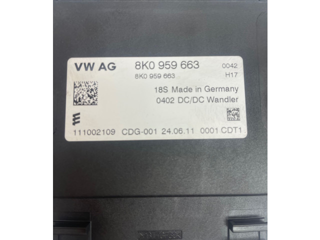 Блок управления 8K0959663, 111002109 Audi A3 S3 A3 Sportback 8P