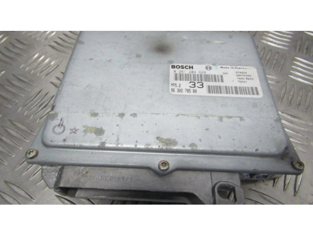 Блок управления двигателя 0261204628, 9630278580 Peugeot 306